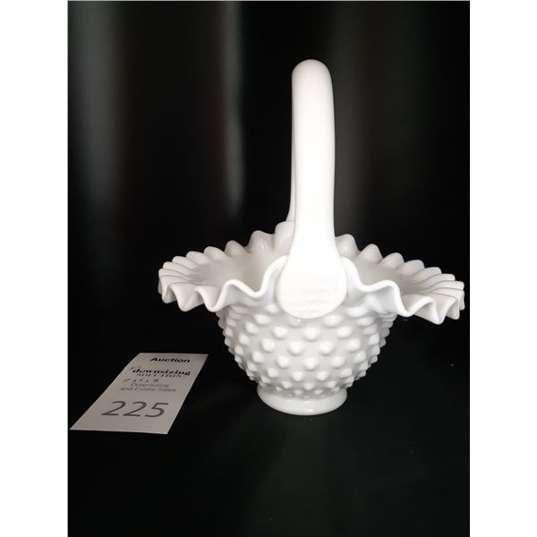 Fenton Hobnail Basket Cat A