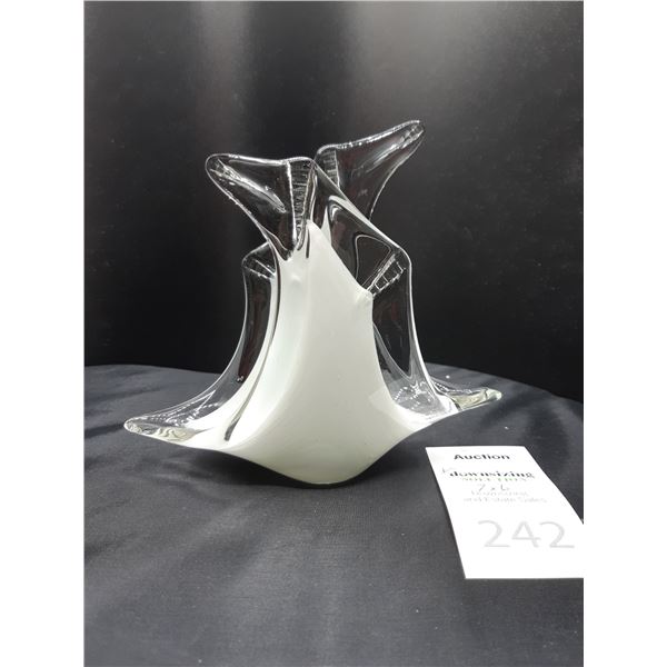 Fenton Glass Dish Cat A