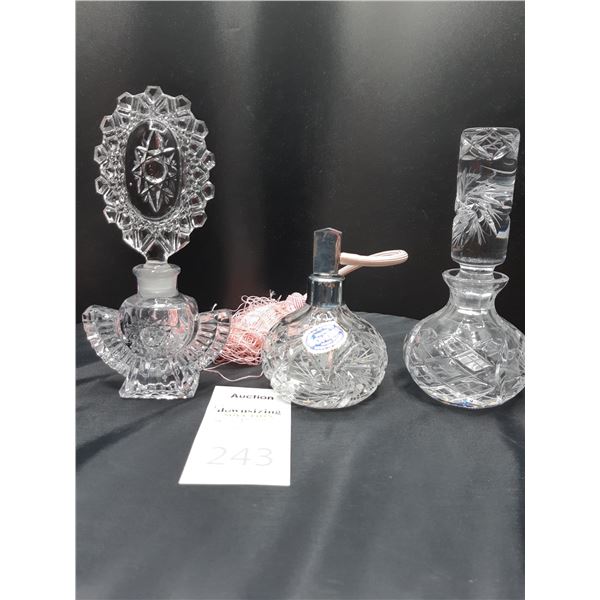 Crystal Perfume Bottles Cat A