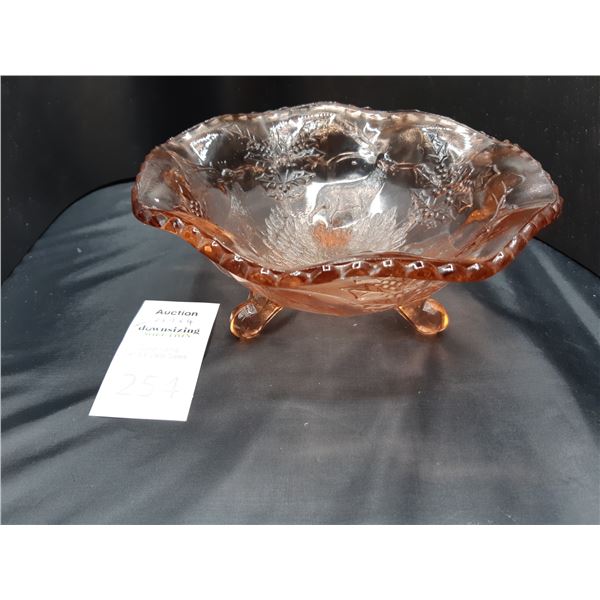 Footed Glass Dish Cat A