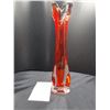 Image 1 : Red Blown Glass Vase Cat A