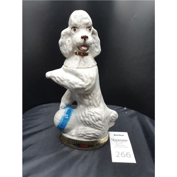 Beams Tropy Liquor Poodle Bottle Cat A