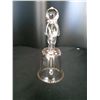 Image 2 : Pink Glass Bell featuring Child Cat A