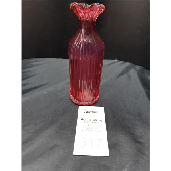 Cranberry Glass Cat A