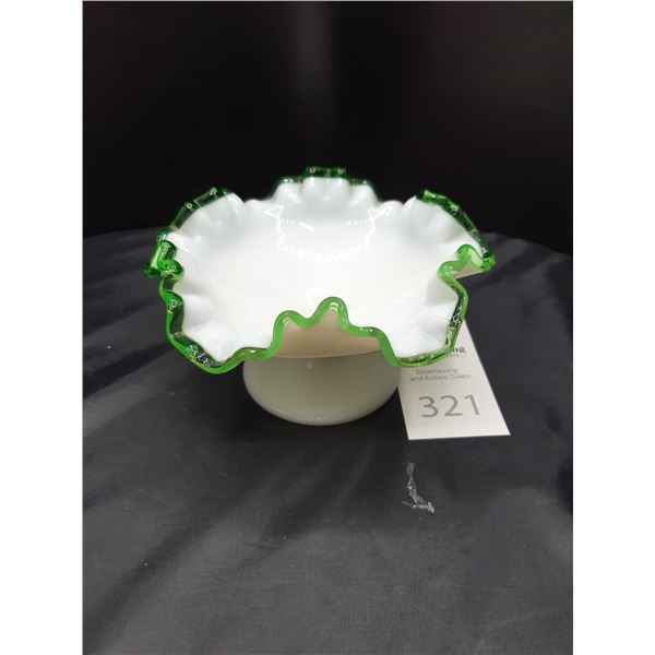 Fenton Glass footed dish Cat A