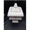 Image 3 : Painted Milk Glass Container Cat A