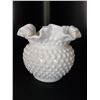 Image 2 : Hobnail Milk Glass Vase Cat A