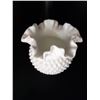 Image 3 : Hobnail Milk Glass Vase Cat A