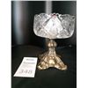 Image 1 : Crystal Bowl on Brass Foot Cat A