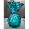 Image 2 : Blue Glass Vase Cat B