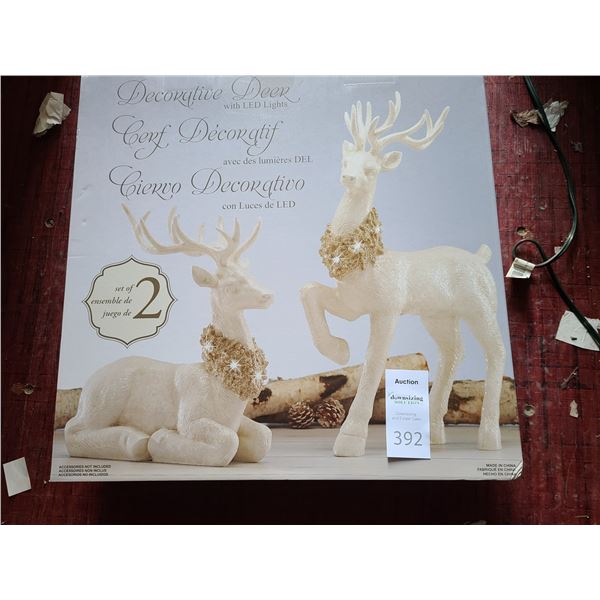 LED Lite Decorative Deer Set of 2 Cat B