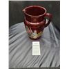 Image 1 : Painted Red Glass Jug Cat B