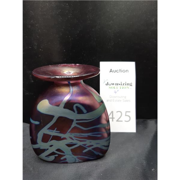 Small Glass Vase Cat B