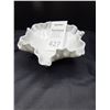 Image 1 : Footed Milk Glass Dish Cat B
