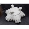 Image 4 : Footed Milk Glass Dish Cat B