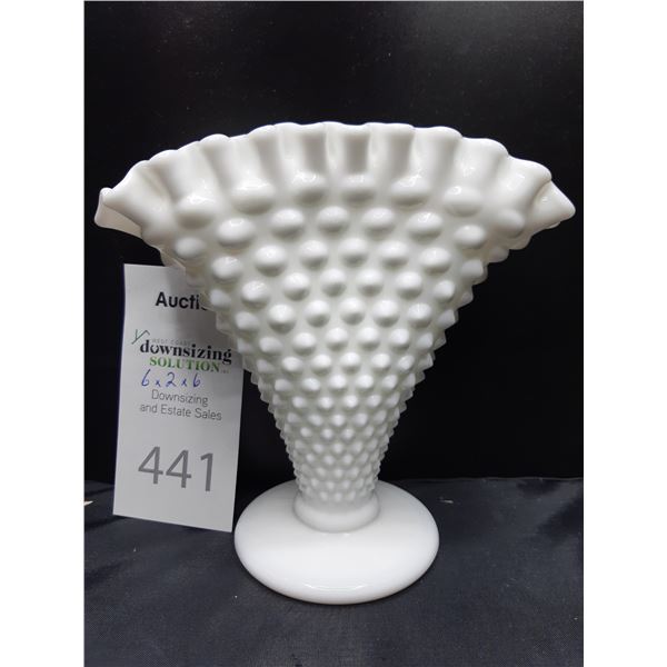 Hobnail Fan Vase Cat B