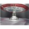 Image 4 : Red Rimmed Cake Stand Cat B