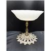Image 2 : Footed Milk Glass Dishes Cat B