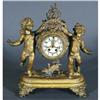 Image 1 : VICTORIAN FIGURAL MANTLE CLOCK 14" high  COND