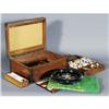 Image 1 : 1 GAME BOX fitted with roulette wheel, felt,