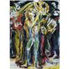 Image 2 : 1 THERESA BERNSTEIN Boy Playing Horn 16"x 12"
