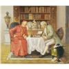 Image 2 : 1 PIERRE DELAGE The Chess Match 15"x 18" oil