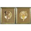 Image 1 : 1 ALPHONSE MUCHA Tete Byzantine pair of die-c