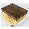 Image 2 : 1 REGENCY ROSEWOOD SEWING STAND with original