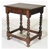 Image 1 : 1 ENGLISH OAK TAVERN TABLE with spool turned