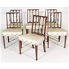 Image 1 : 1 SET OF SIX GEORGE III DINING CHAIRS 34 1/2"