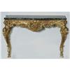 Image 1 : 1 FRENCH LOUIS XIV STYLE GILTWOOD CONSOLE wit