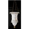 Image 1 : 1 ALABASTER LANTERN with bronze finial 19th c