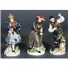 Image 1 : 1 GROUP OF 3 MEISSEN FIGURES the tallest 6" h