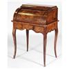 Image 1 : 1 ITALIAN MARQUETRY LADIES CYLINDER DESK cira