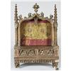 Image 1 : 1 ITALIAN GILTWOOD RELIQUARY 34"x 50"x 9" 18t