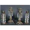 Image 3 : 1 PAIR OF BACCARAT GILT DECORATED GARNITURES