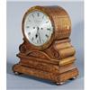 Image 1 : 1 FINE VICTORIAN BURL WALNUT BRACKET CLOCK si