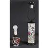 Image 1 : 1 PAIR OF LAMPS, each adapted from Chinese 19