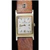 Image 1 : 1 14K GOLD HAMILTON WRIST WATCH with leather