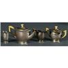 Image 1 : 1 ENGLISH STERLING 4 PIECE TEA SET  CONDITION