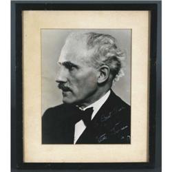 1 ARTURO TOSCONINI SIGNED PHOTOGRAPH 9"x7" si