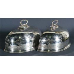 1 PAIR OF SILVERPLATED FERNERS (formerly a tu