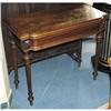 Image 1 : 1 FRENCH WALNUT GAME TABLE late 19th century