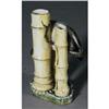Image 2 : 1 ENGLISH MAJOLICA STORK VASE 19" high, circa