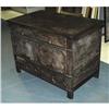 Image 1 : 1 JACOBEAN OAK CHEST with three drawers 37"x2