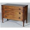 Image 1 : 1 SHERATON STYLE MAHOGANY CHEST OF DRAWERS mi