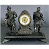 Image 1 : 1 WATERBURY  FIGURAL MANTLE CLOCK 16" high, circ