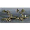 Image 1 : 1 PAIR OF FRENCH STYLE 3 LIGHT BRONZE SCONCES