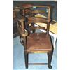 Image 1 : 1 GEORGIAN CORNER CHAIR with alteration  COND