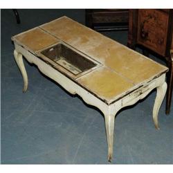 1 FRENCH STYLE COFFEE TABLE with jardinaire b